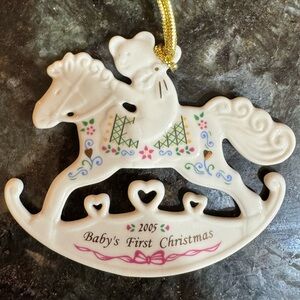 Lenox Baby's First Christmas Ornament - 2005
